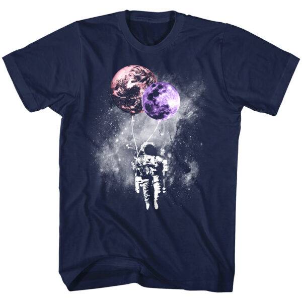 Cosmic Society Astronaut Planet Balloons T-Shirt