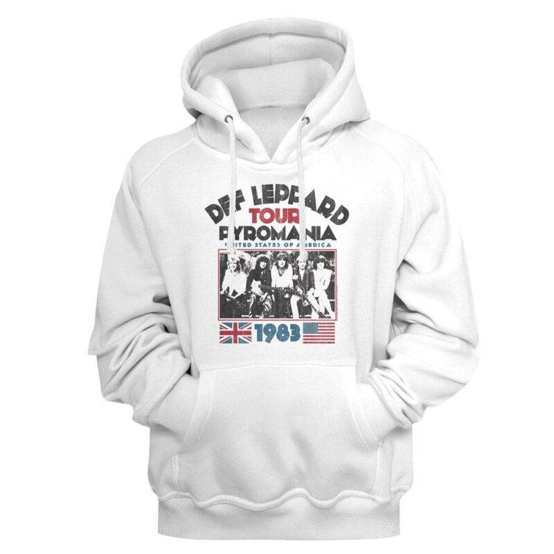 Def Leppard Pyromania USA Tour Hoodie