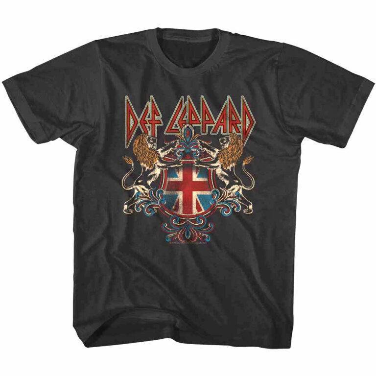 Def Leppard Lion Crest Kids T-Shirt