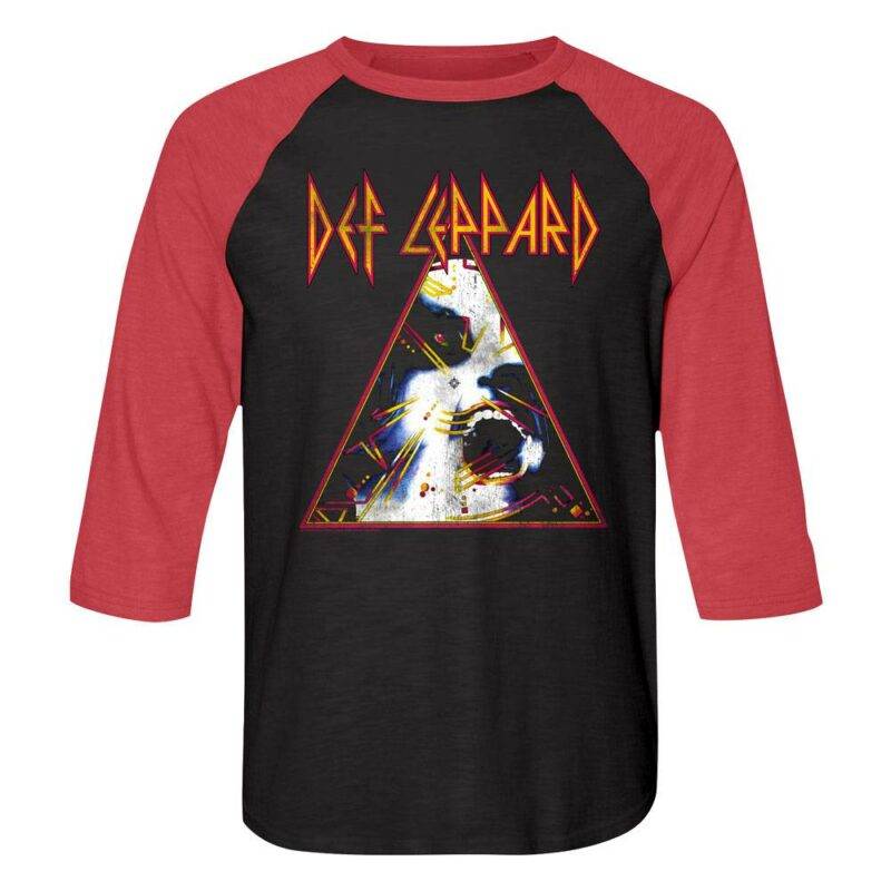 Def Leppard Hysteria Baseball Shirt