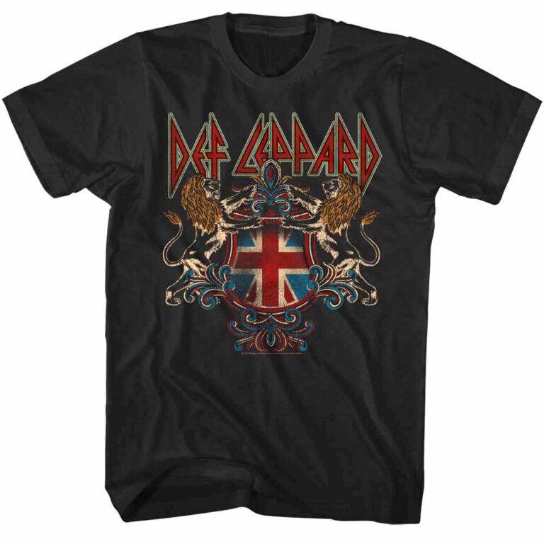 Def Leppard Lion Crest Men’s T Shirt