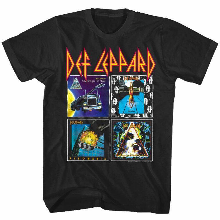 Def Leppard 80s Album Covers Shirt