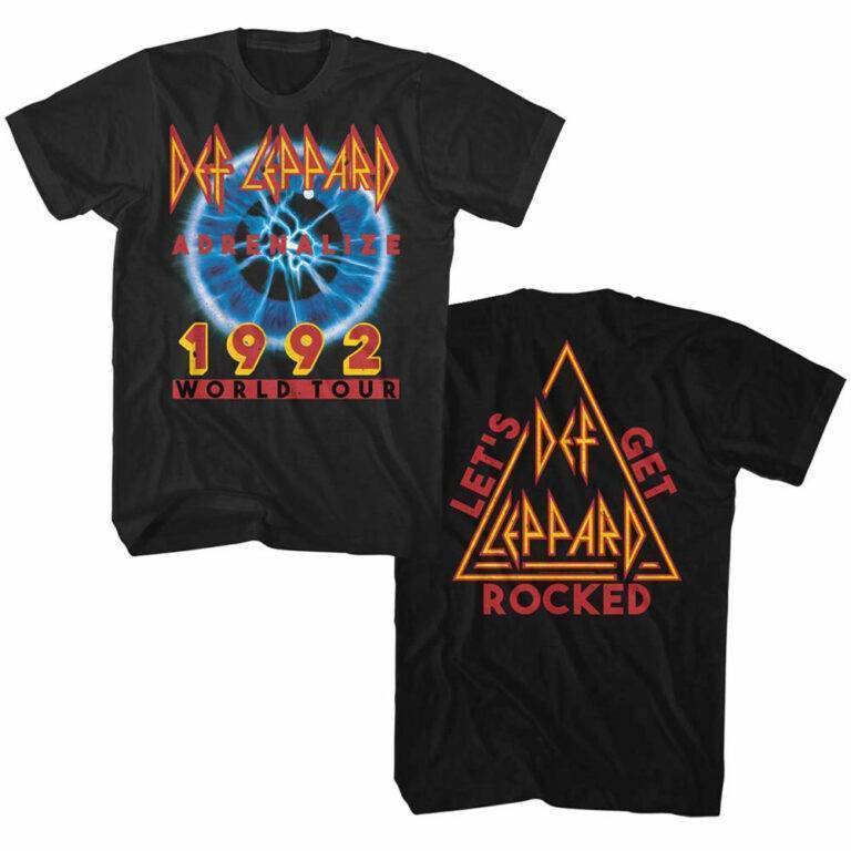 Def Leppard Adrenalize World Tour 1992 Men’s T Shirt