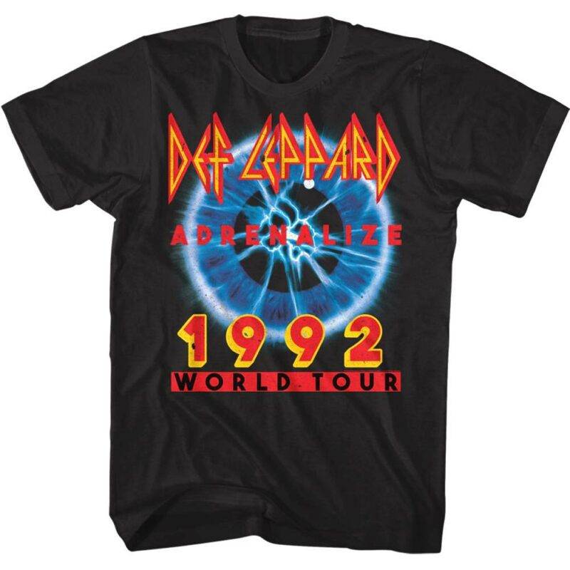 Def Leppard Adrenalize World Tour 1992 Men’s T Shirt