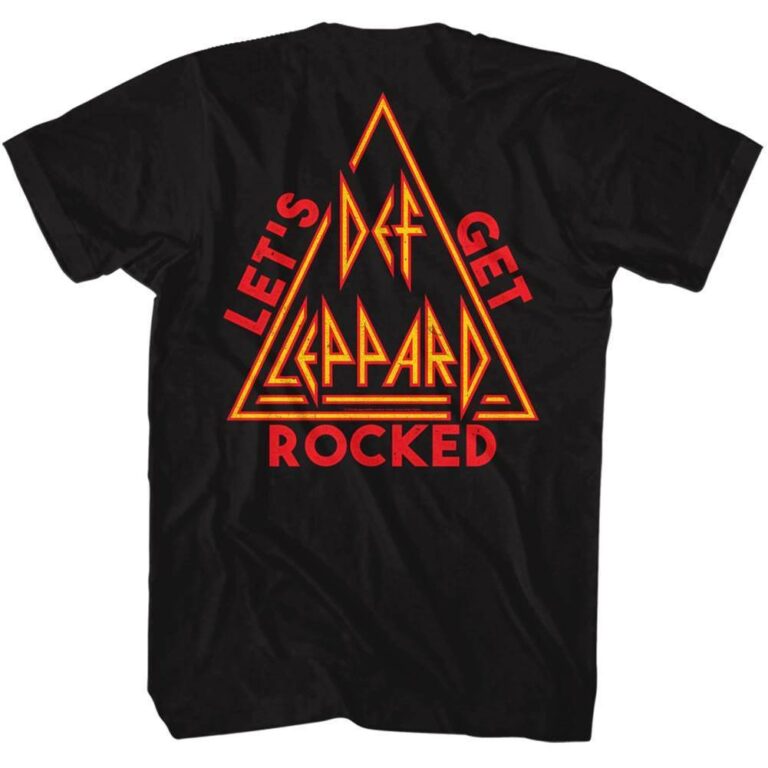 Def Leppard Adrenalize World Tour 1992 Men's T Shirt - Image 4
