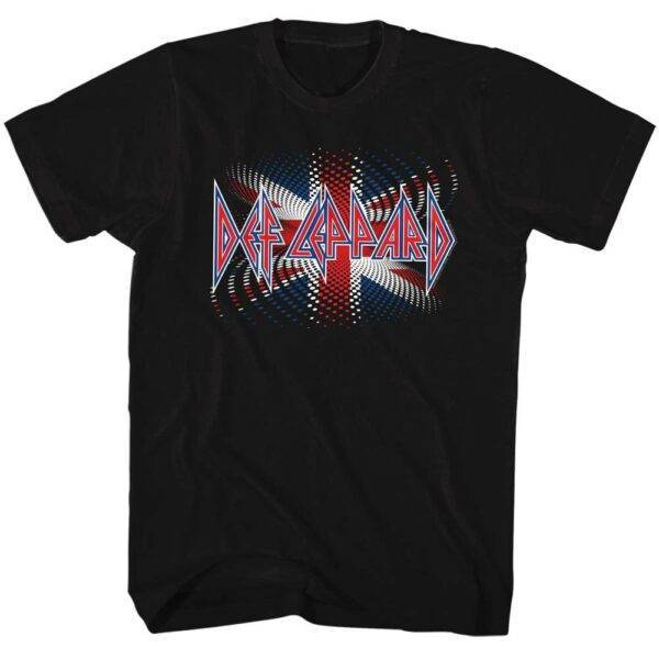 Def Leppard British Flag T-Shirt