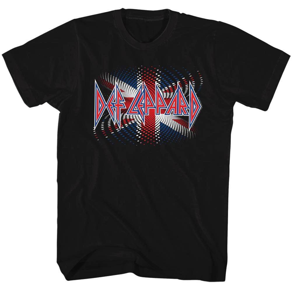 Vintage Def Leppard Union Jack hotsell Flag Shirt