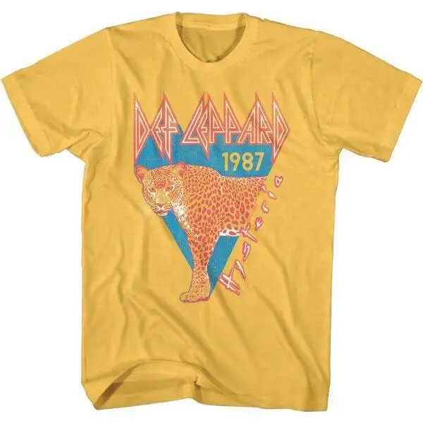 Def Leppard Hysteria 1987 Leopard T-Shirt