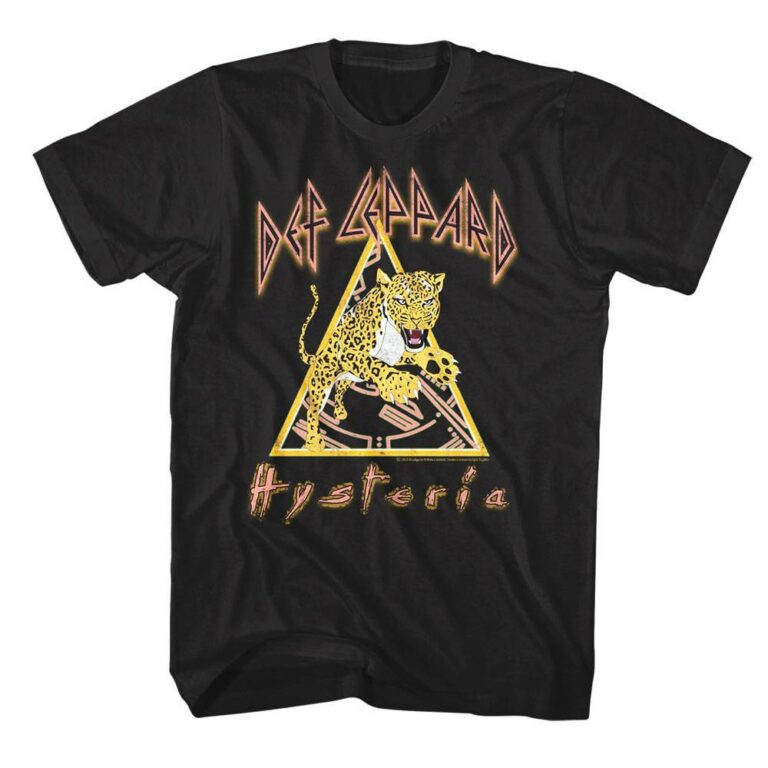 Def Leppard Leopard Hysteria Tour T-Shirt