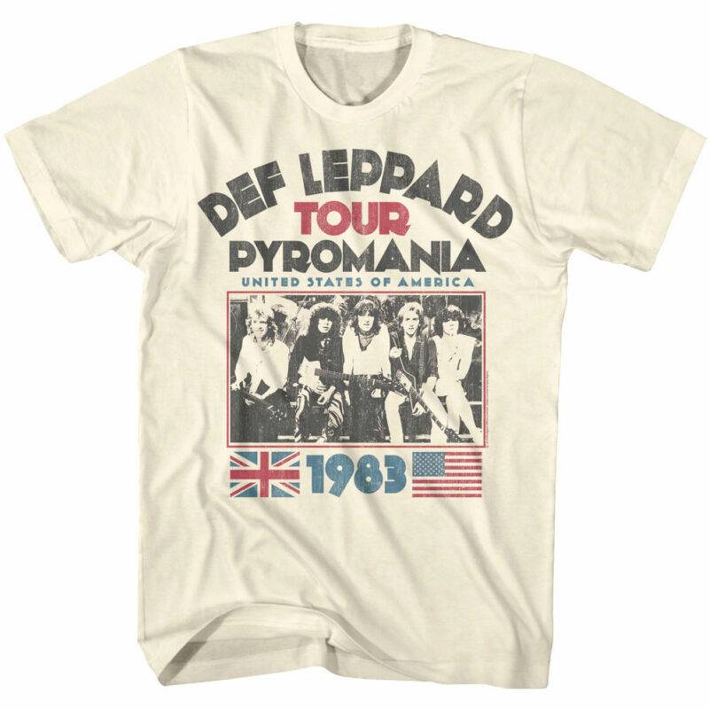 Def Leppard Pyromania USA Tour T-Shirt