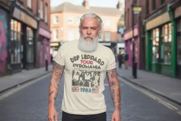 Def Leppard Pyromania USA Tour T-Shirt