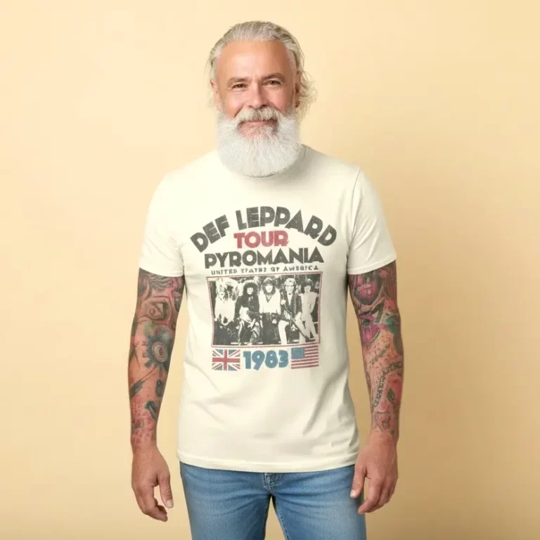 Def Leppard Pyromania USA Tour T-Shirt front