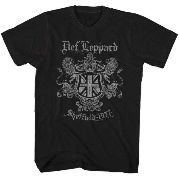 Def Leppard Sheffield Crest Men’s T Shirt