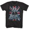 Def Leppard Union Jack Triangle Men’s T Shirt