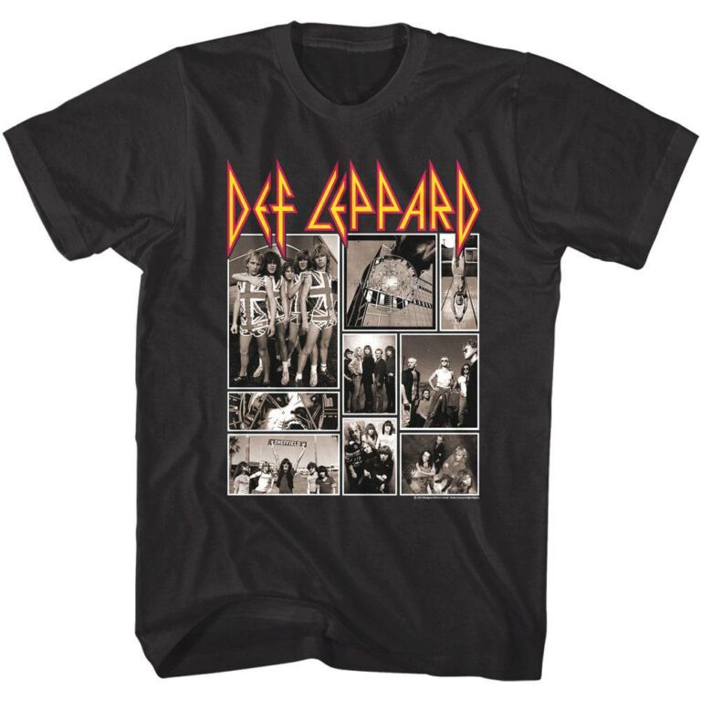 Def Leppard Rock Collage T-Shirt