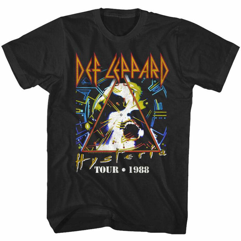 Def Leppard Hysteria Tour 88 Men’s T Shirt