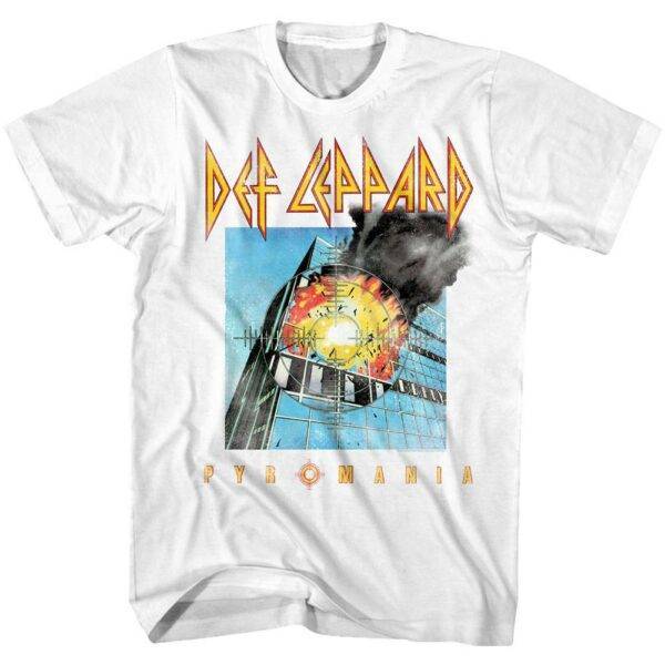 Def Leppard Pyromania Album T-Shirt