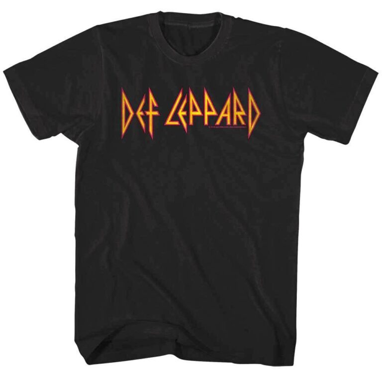 Def Leppard Rock Logo Men’s T Shirt