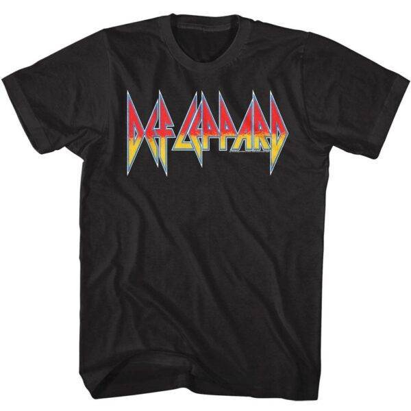 Def Leppard Vintage Logo Men’s T Shirt