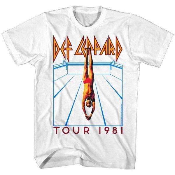Def Leppard High n Dry Tour 1981 Men’s T Shirt