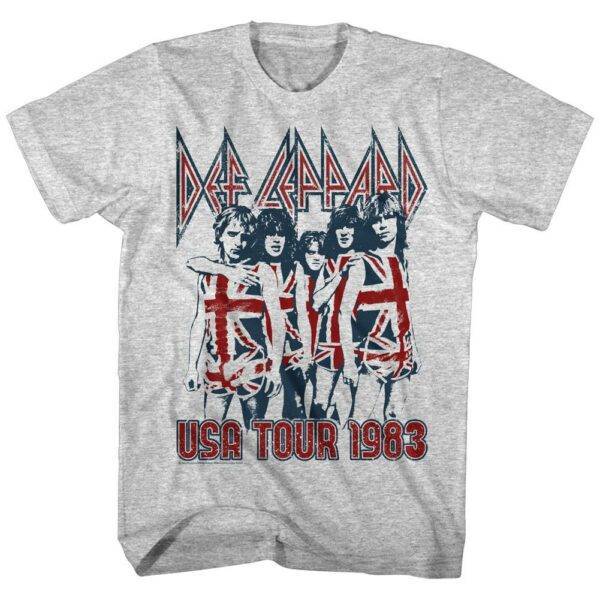 Def Leppard USA Tour 1983 Men’s T Shirt