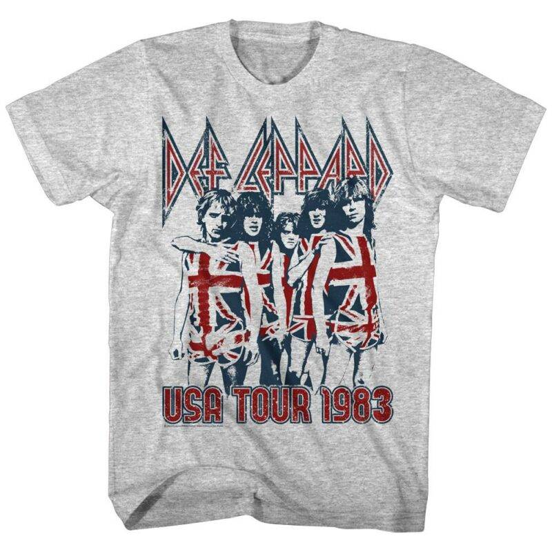 Def Leppard USA Tour 1983 Men’s T Shirt