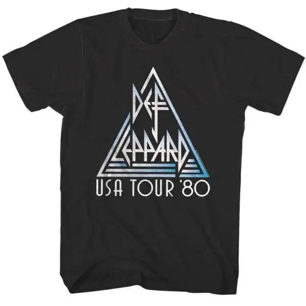 Def Leppard USA Tour 1980 Men’s T Shirt