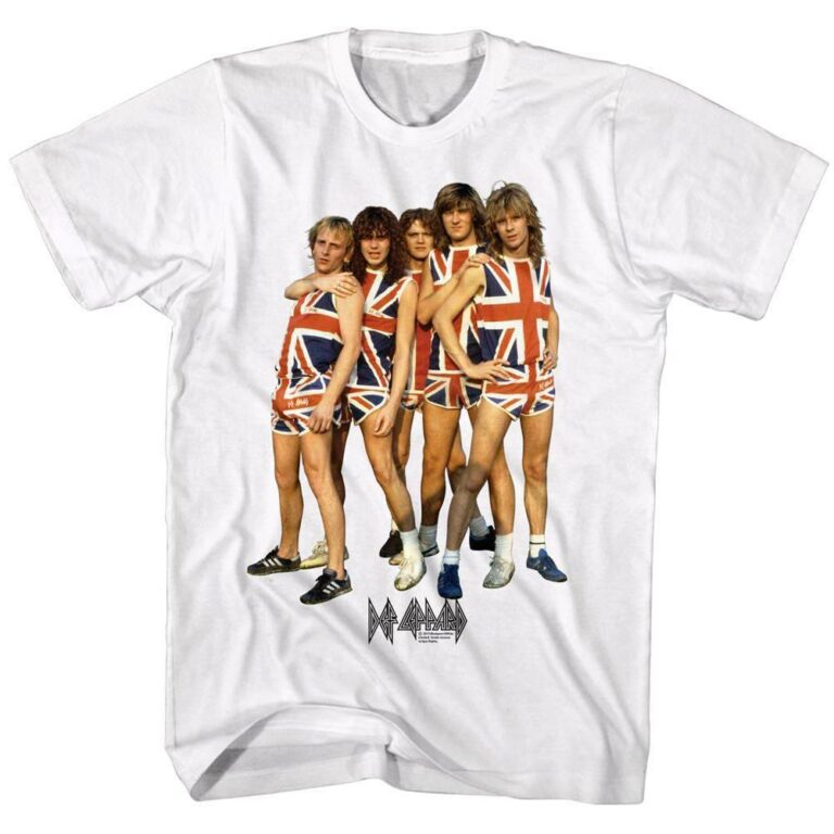 Def Leppard Union Jack Outfit Men’s T Shirt