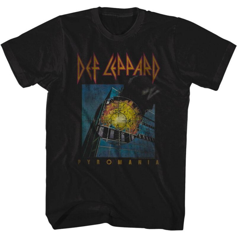 Def Leppard Faded Pyromania T-Shirt