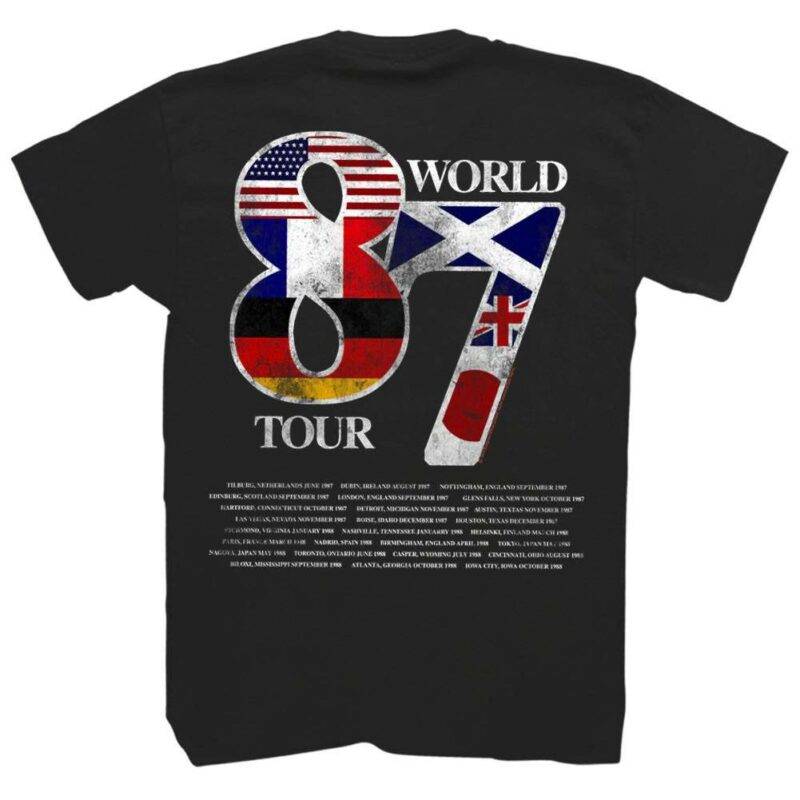 Def Leppard Hysteria World Tour 1987 Men’s T Shirt