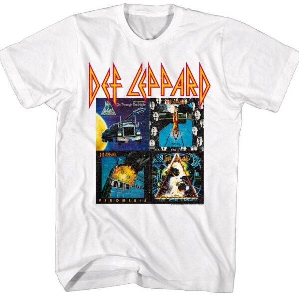 Def Leppard 80s Albums T-Shirt