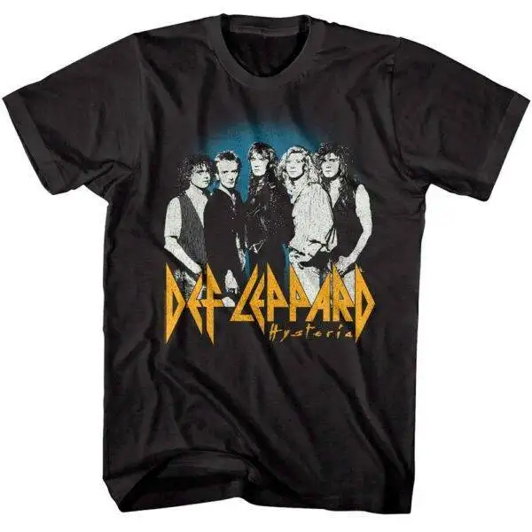 Def Leppard Hysteria T Shirt Men s Graphic Rock Band Tees