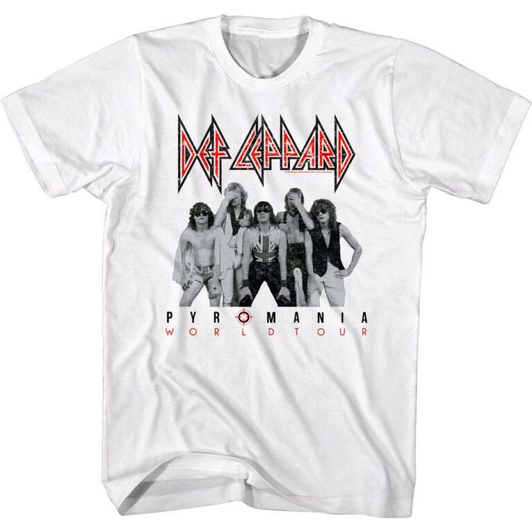 Def Leppard Pyromania World Tour T-Shirt