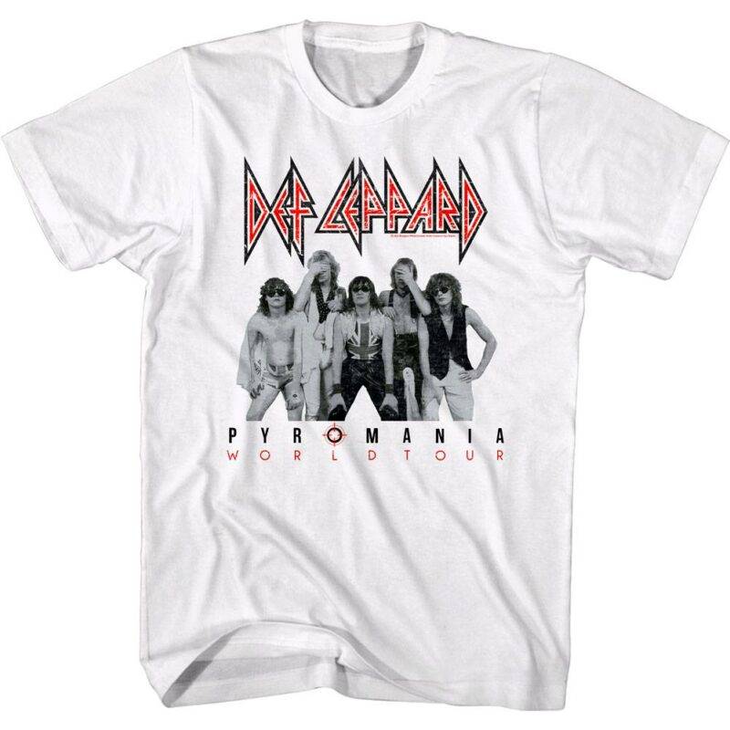 Def Leppard Pyromania World Tour T-Shirt