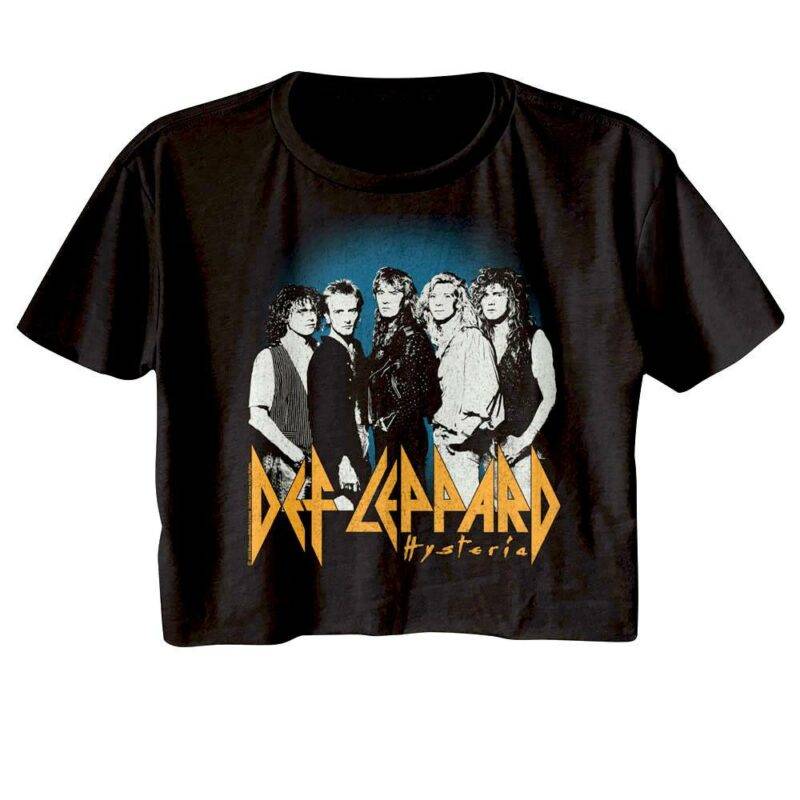 Def Leppard Hysteria Crop Top