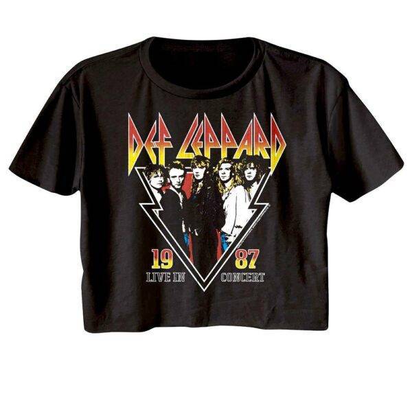 Def Leppard Live Concert Crop Top