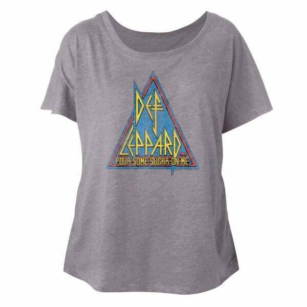 Def Leppard Pour Some Sugar Dolman Top