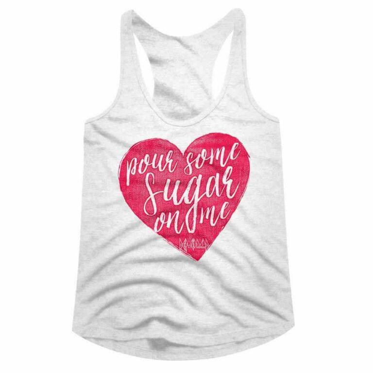 Def Leppard Sugar Heart Women’s Tank Top