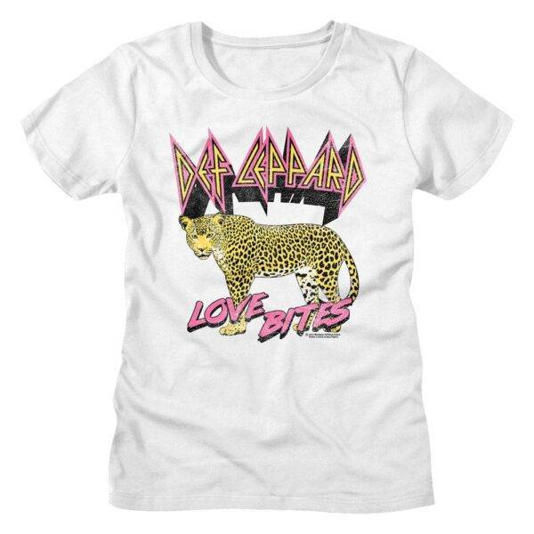 Def Leppard Love Bites Leopard Top