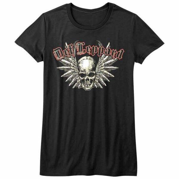 Def Leppard Winged Skull Top