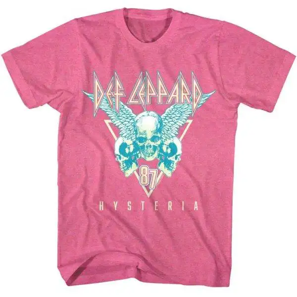 Def Leppard Hysteria Flying Skulls T-Shirt