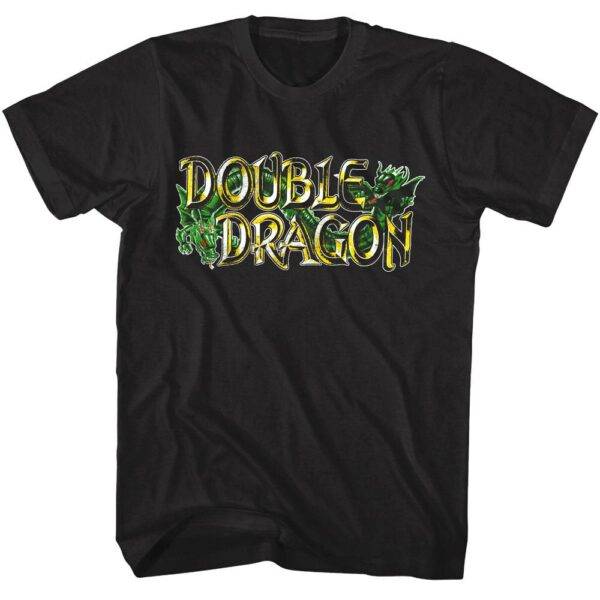 Double Dragon Logo Men’s T Shirt