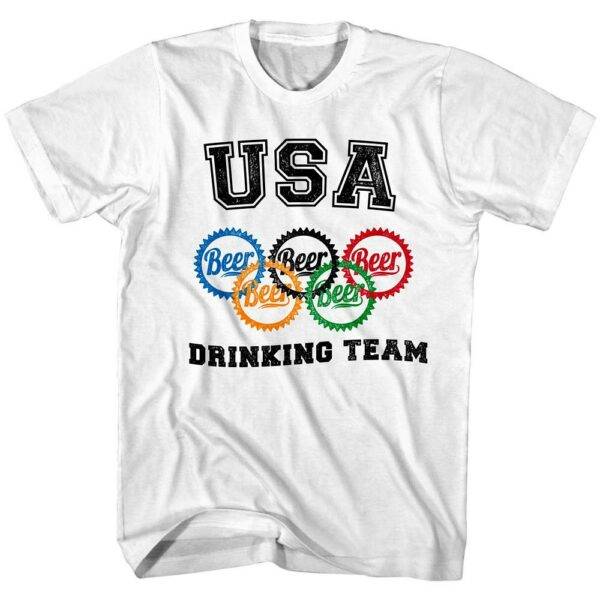 Drunk Society Beer Olympics Drinking Team T-Shirt