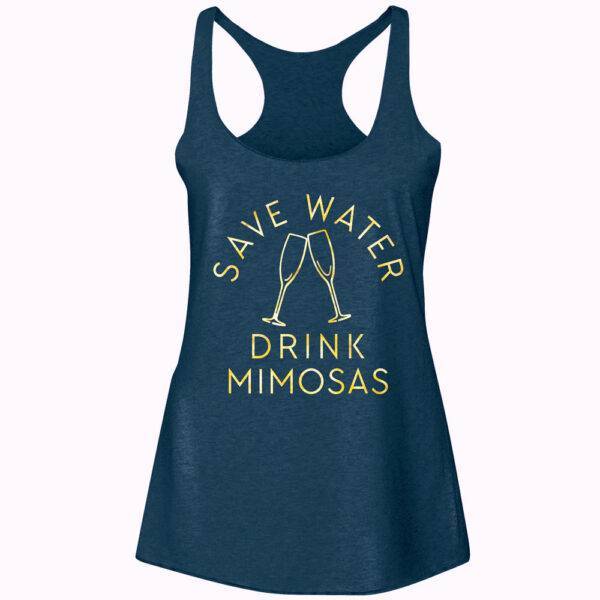 Drunk Society Save Water Drink Mimosas Tank Top