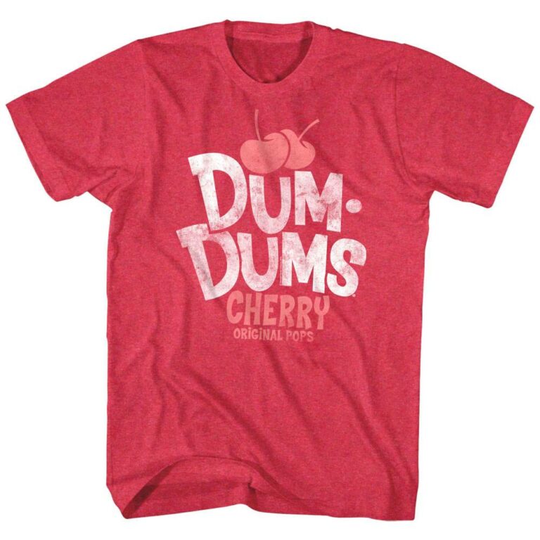 Dum Dums Cherry Original Pops Men’s T Shirt
