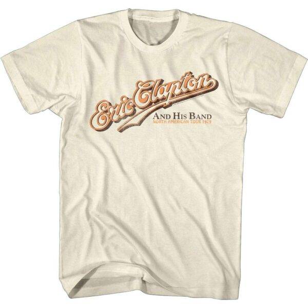 Eric Clapton & Band North America Tour 1979 Men’s T Shirt