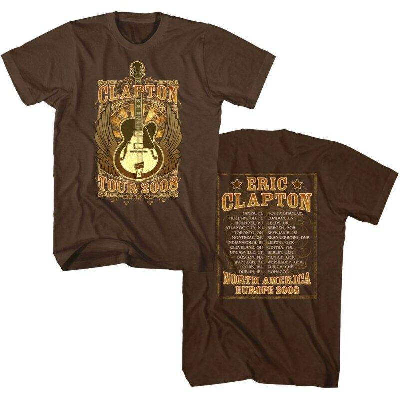 Eric Clapton World Tour 2008 Men’s T Shirt