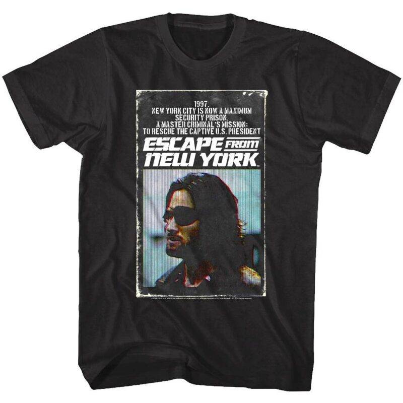 Escape From New York 1997 Book Cover T-Shirt