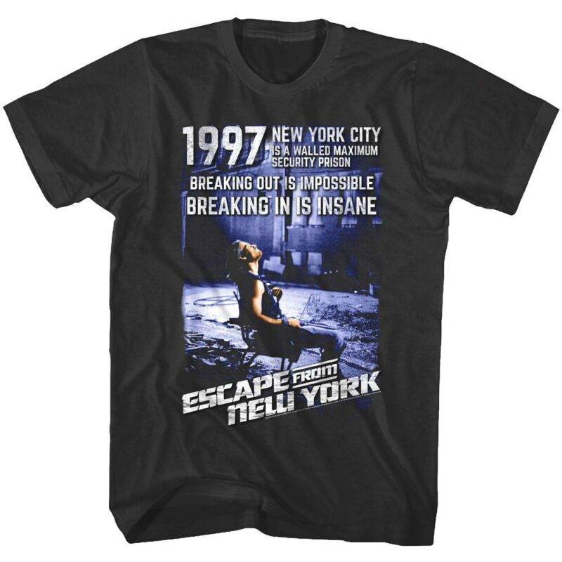 Escape From New York Breaking Out is Impossible Men’s T Shirt