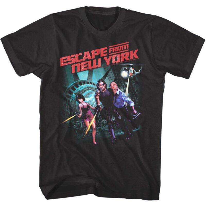 Escape From New York Running with Snake T-Shirt